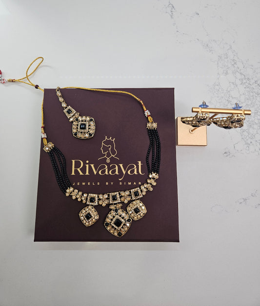 Choker Set with Crystals