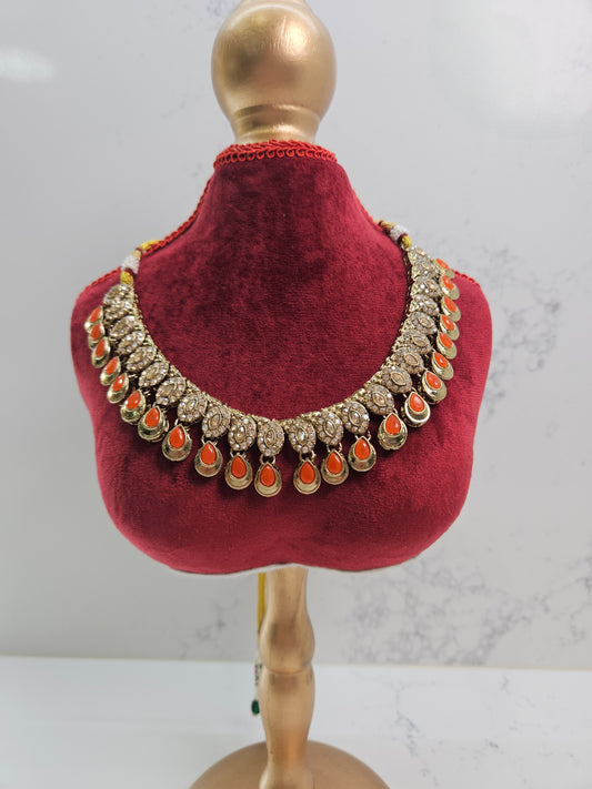 Gold Plated Kundan Necklace