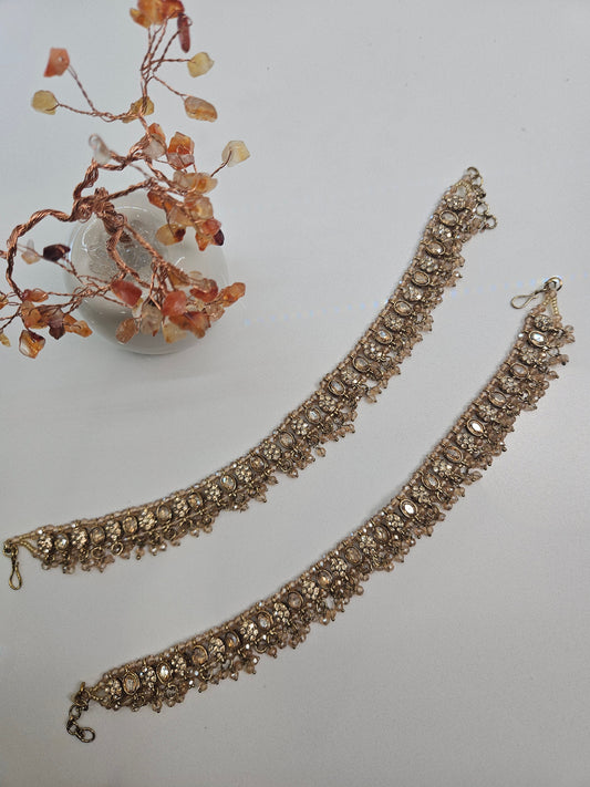 Roop Kundan Anklets