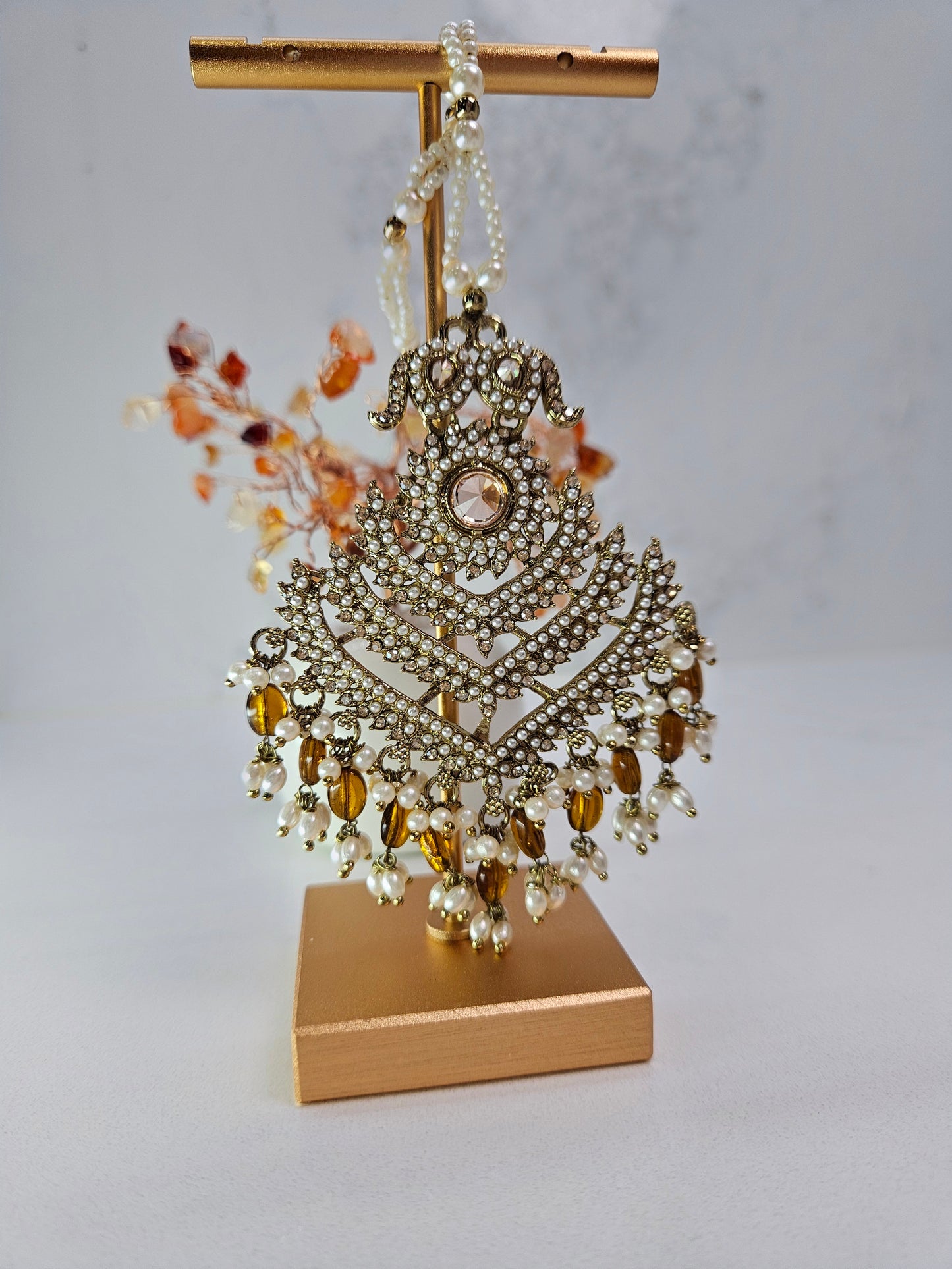 Pakistani Earrings with Tikka Set