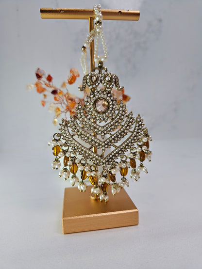 Pakistani Earrings with Tikka Set