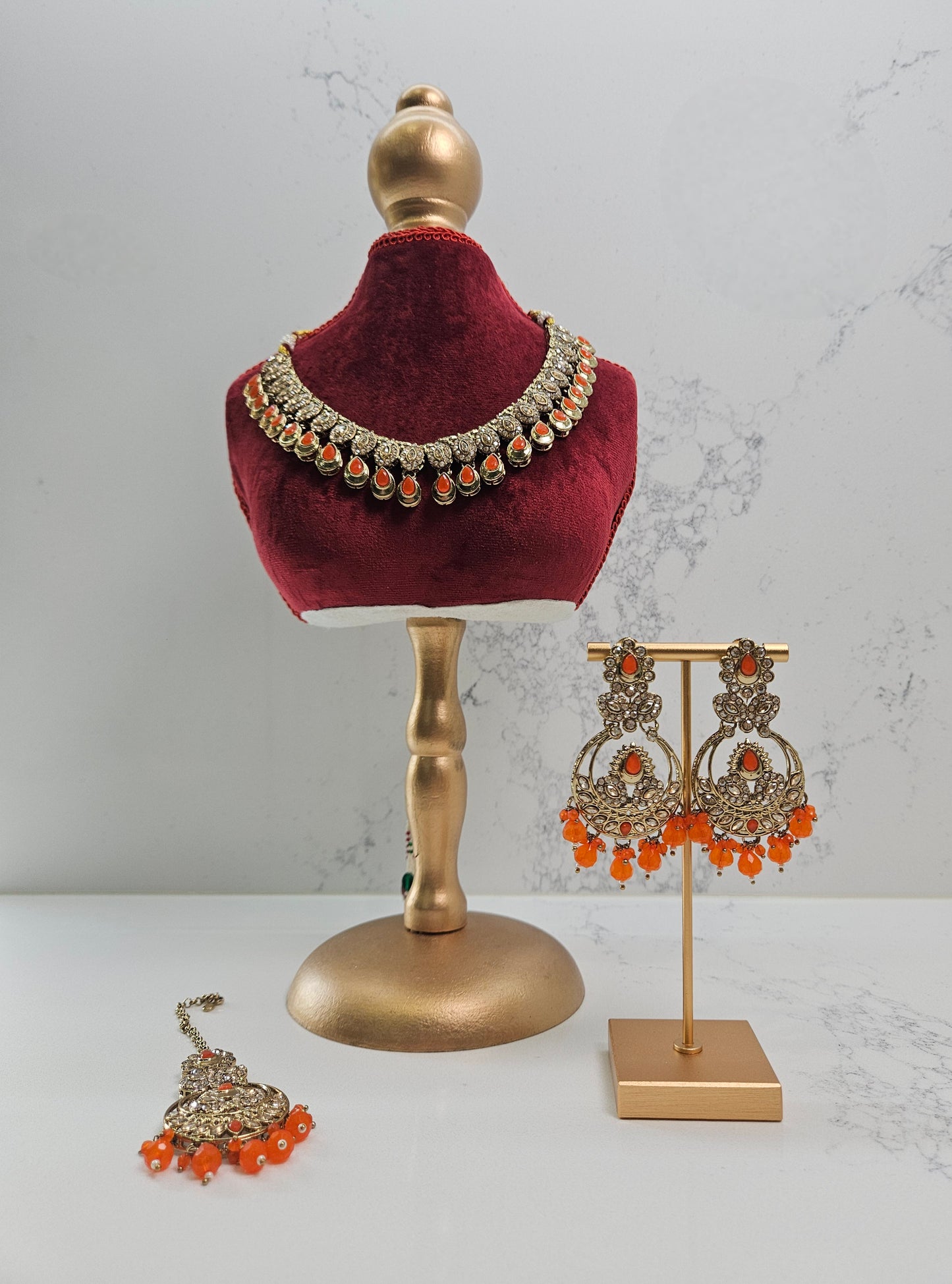 Gold Plated Kundan Necklace