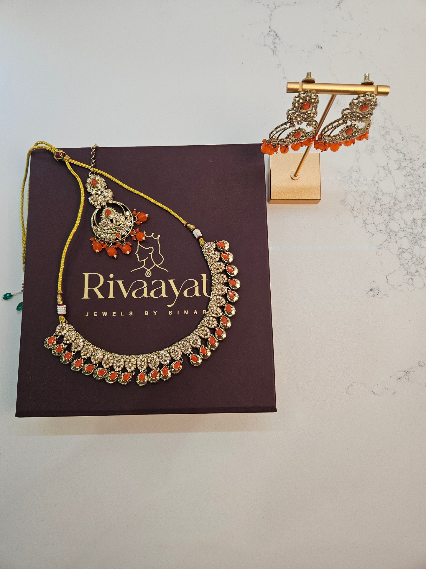 Gold Plated Kundan Necklace