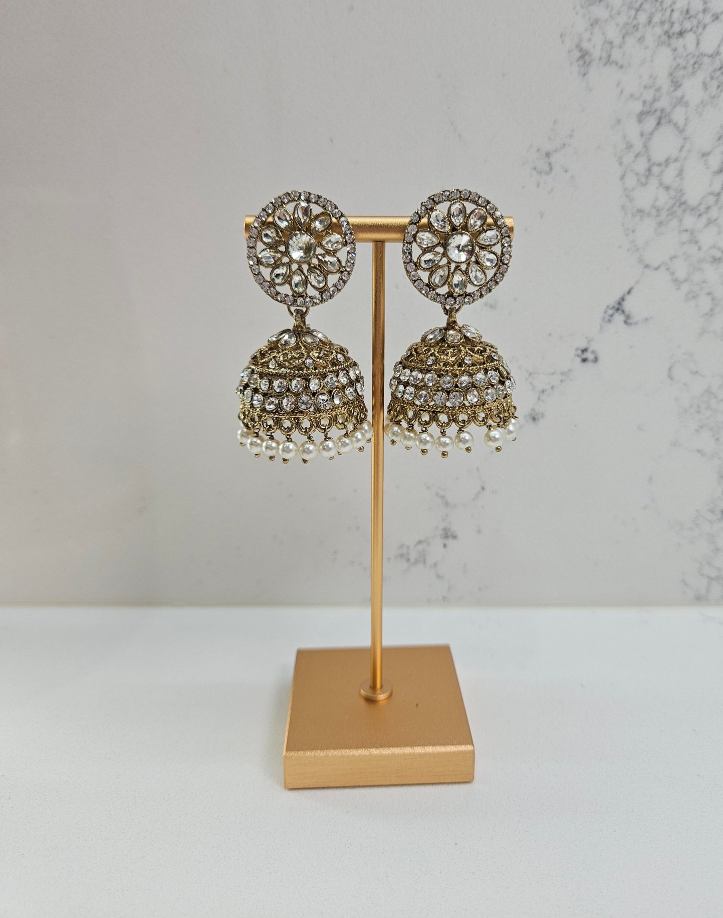 Pearl Choker Necklace Set