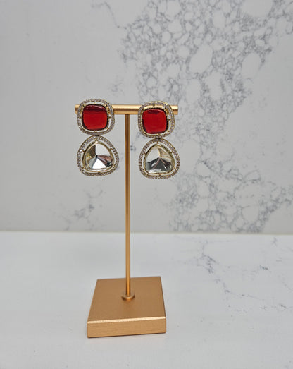 Premium Uncut Kundan Polki Necklace Set