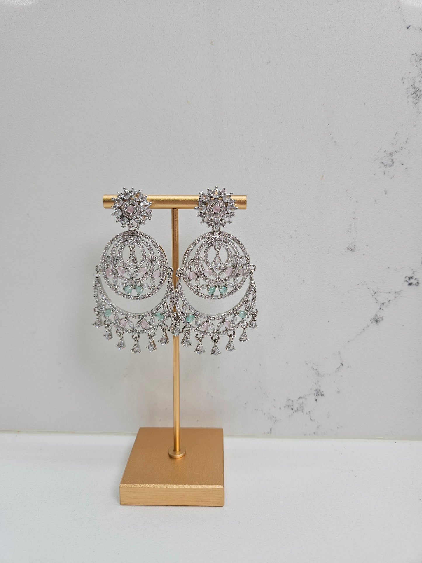 Silver Finish AD Necklace