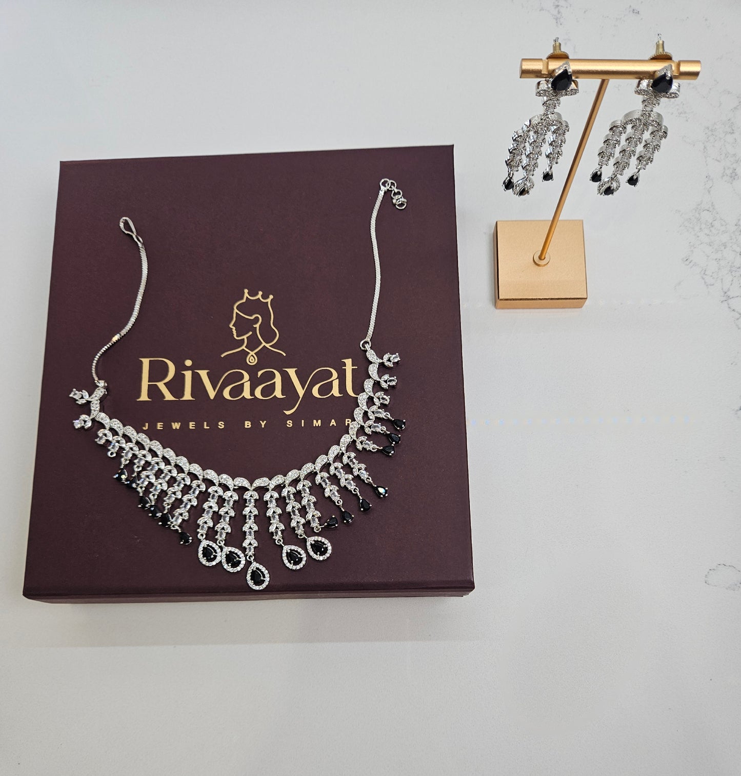 Premium AD Necklace Set