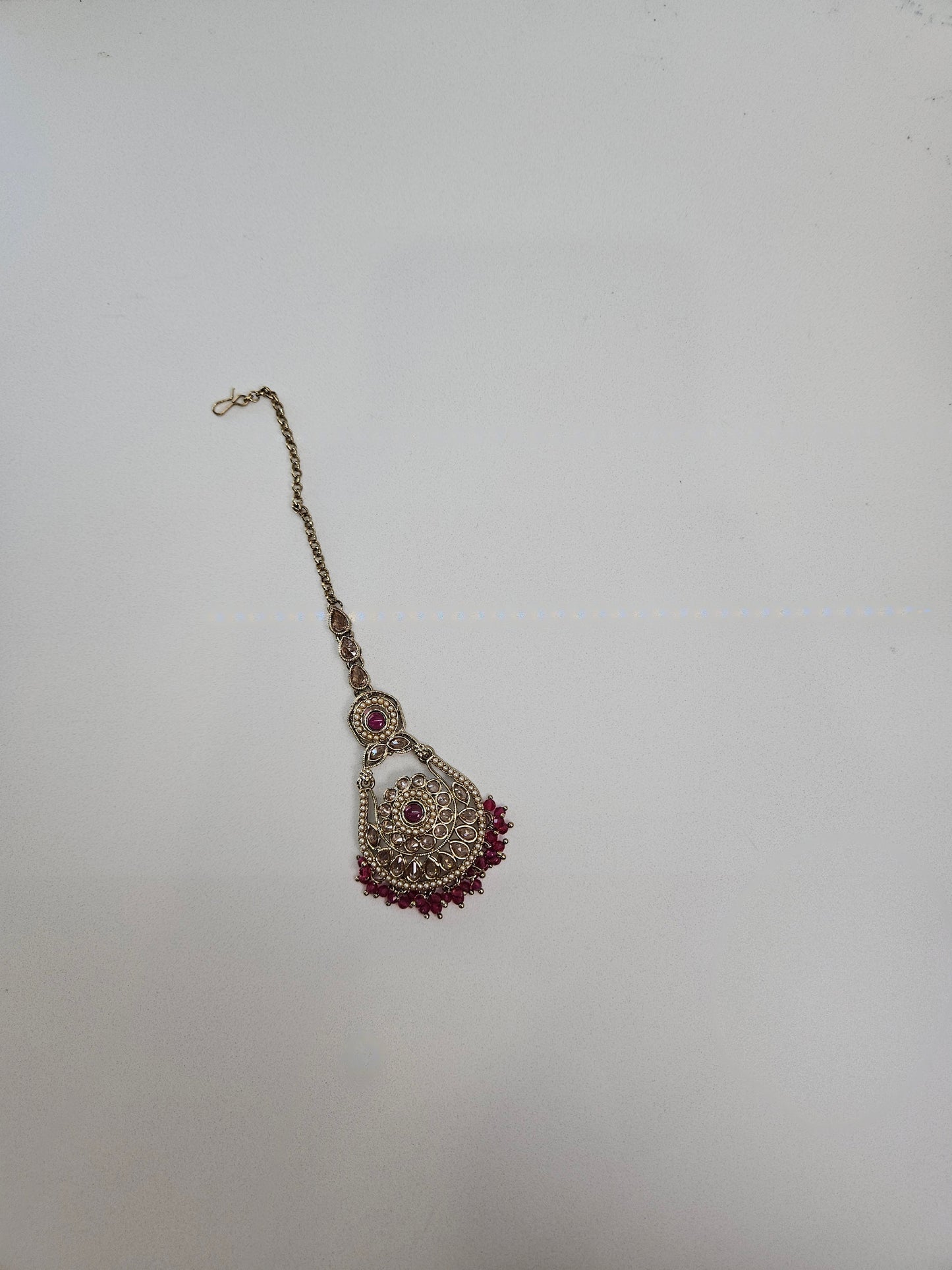 Pakistani Gold-Tone Kundan Necklace