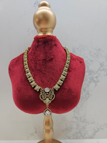 Mehndi Shade AD Necklace