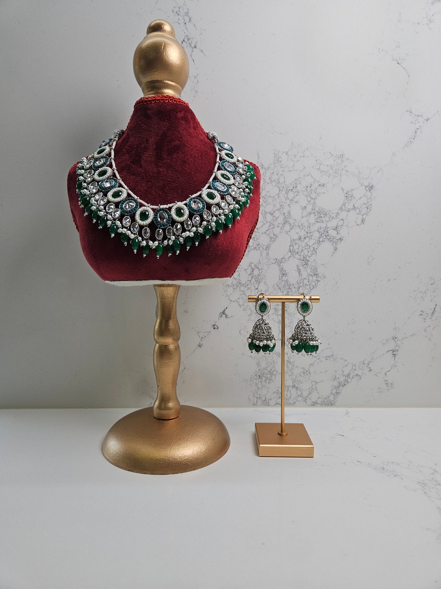 Moissanite Necklace Set