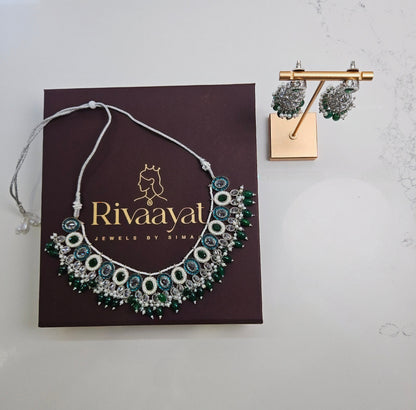 Moissanite Necklace Set