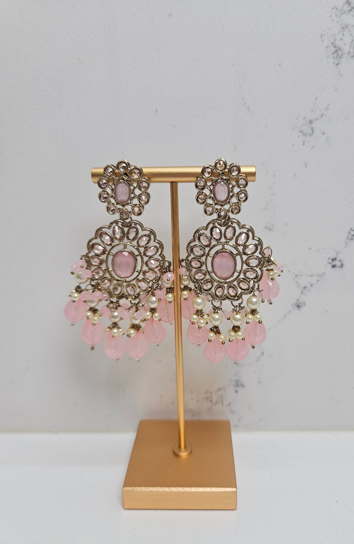 Pastel Pink Kundan Choker Set