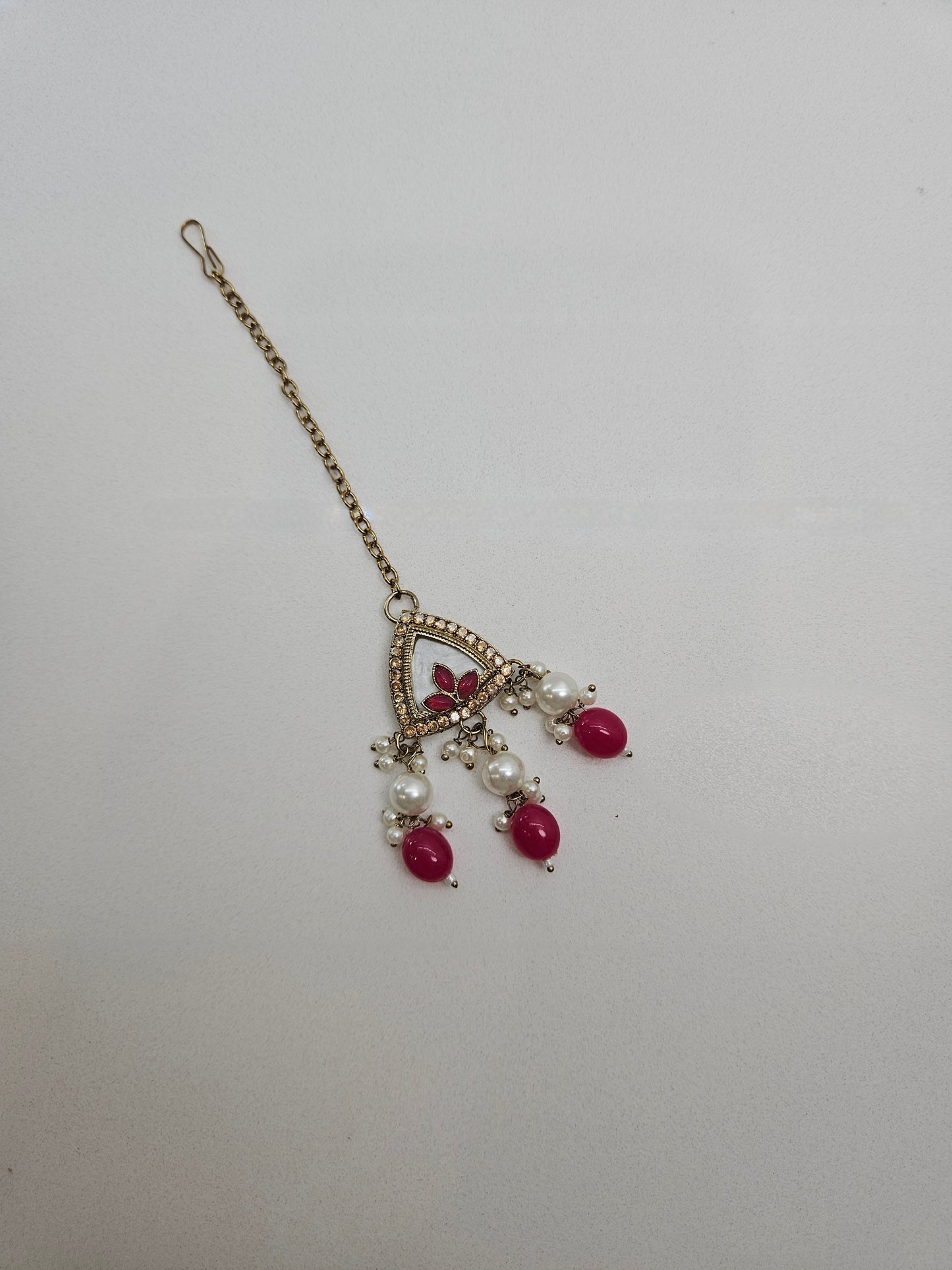 Gold Plated Kundan Necklace Semi Bridal