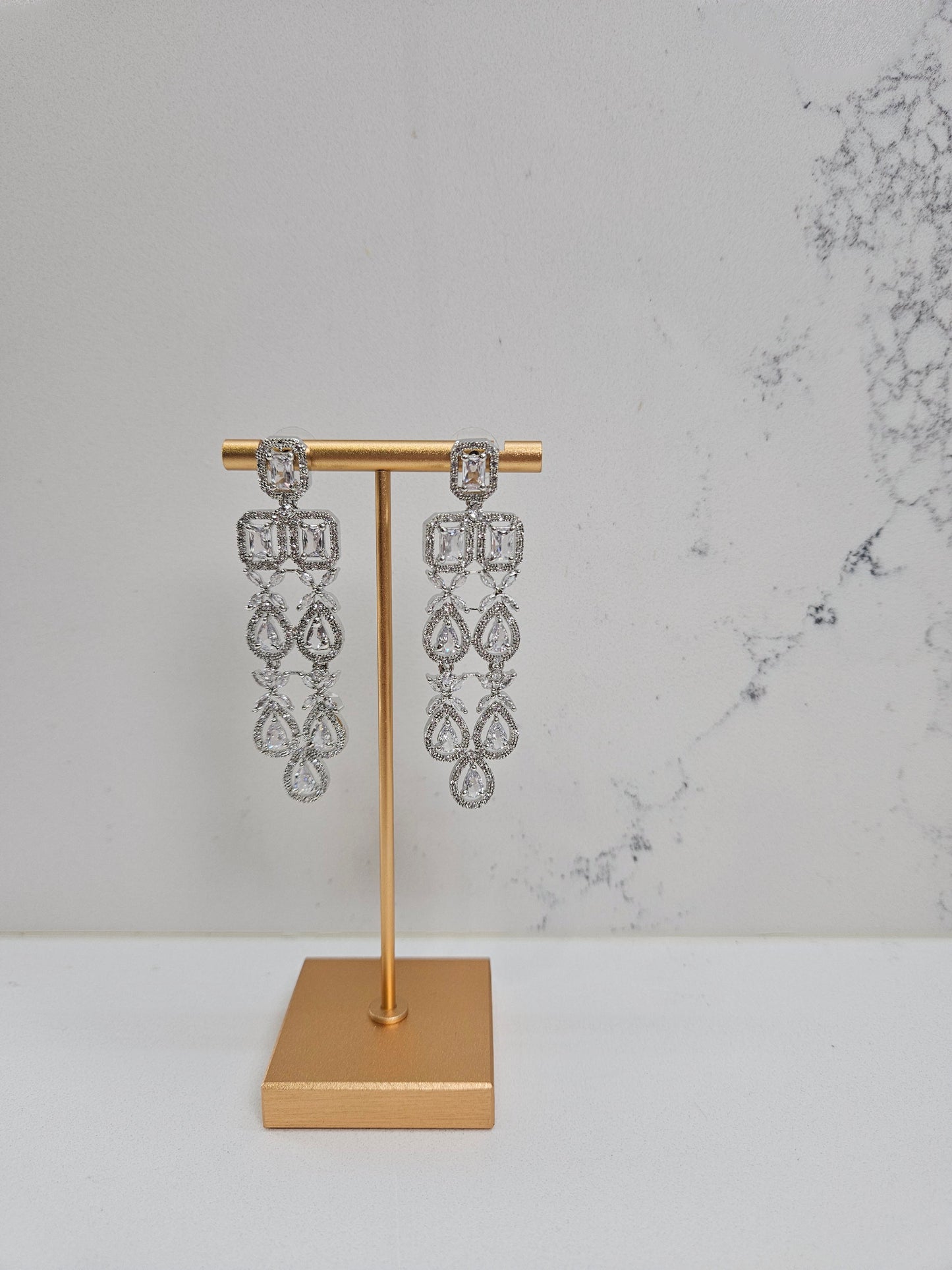 Rivaay American diamond Jewellery Set