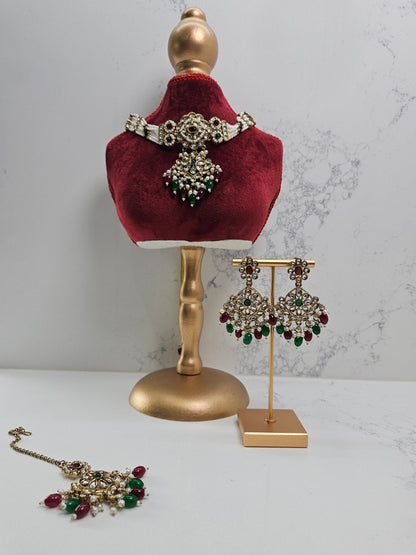 Traditional Polki Choker Necklace