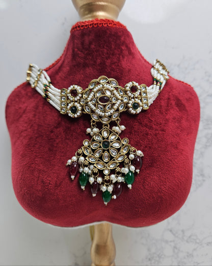 Traditional Polki Choker Necklace