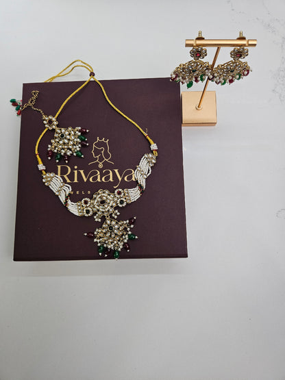 Traditional Polki Choker Necklace