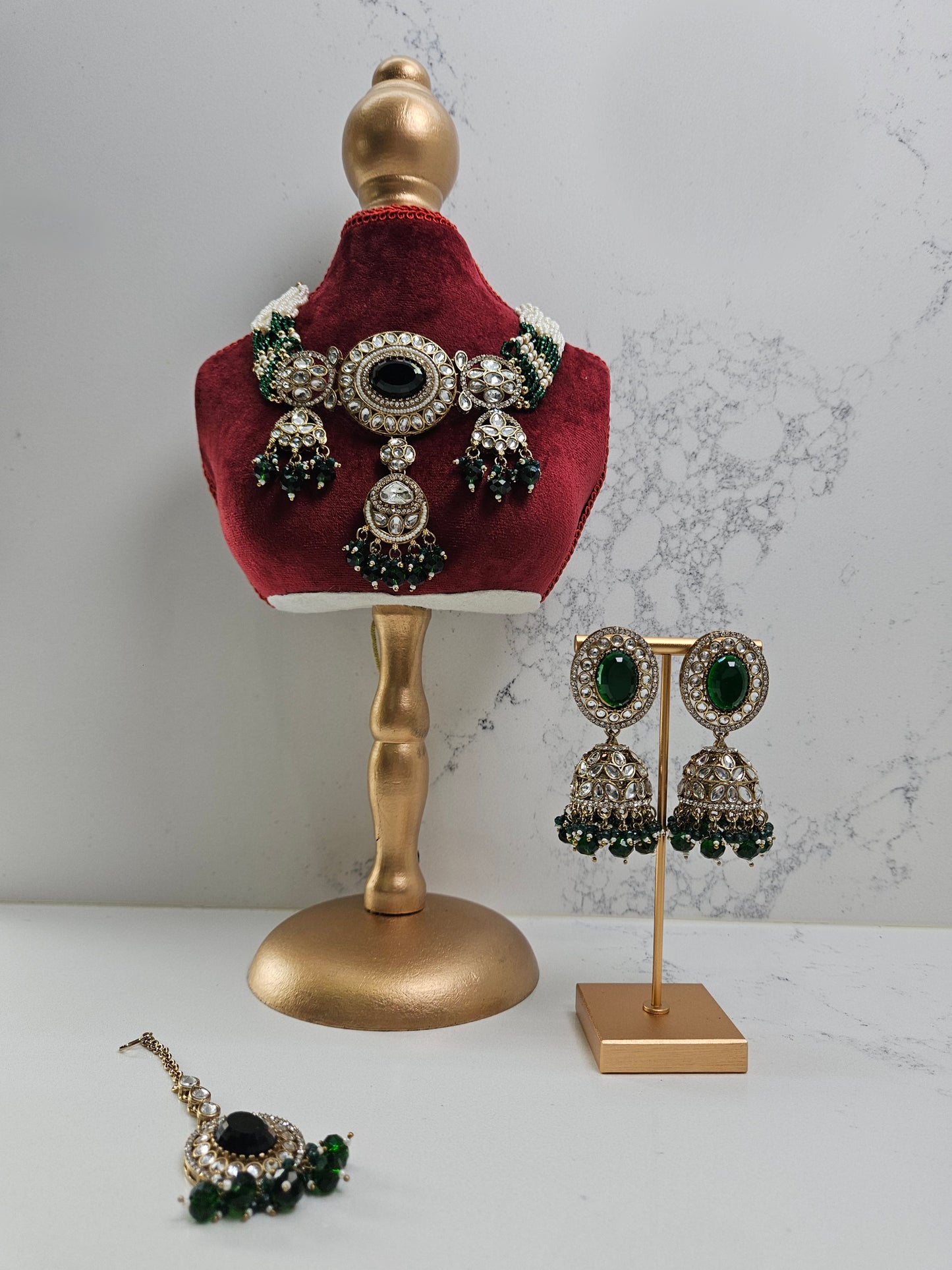 Royal Handcrafted Kundan Jewelry Set