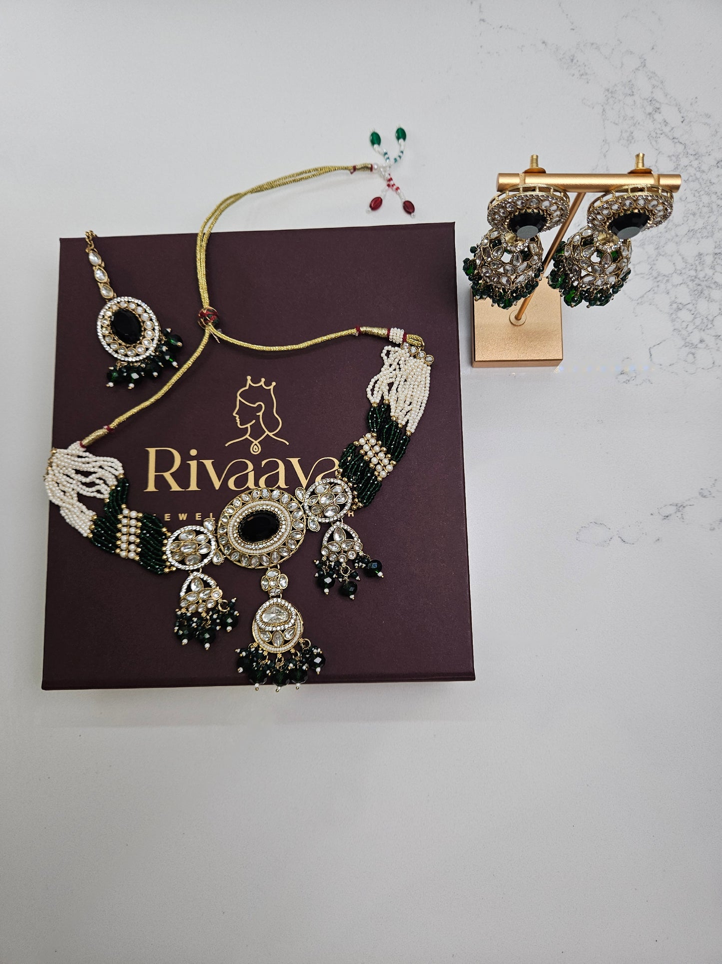 Royal Handcrafted Kundan Jewelry Set