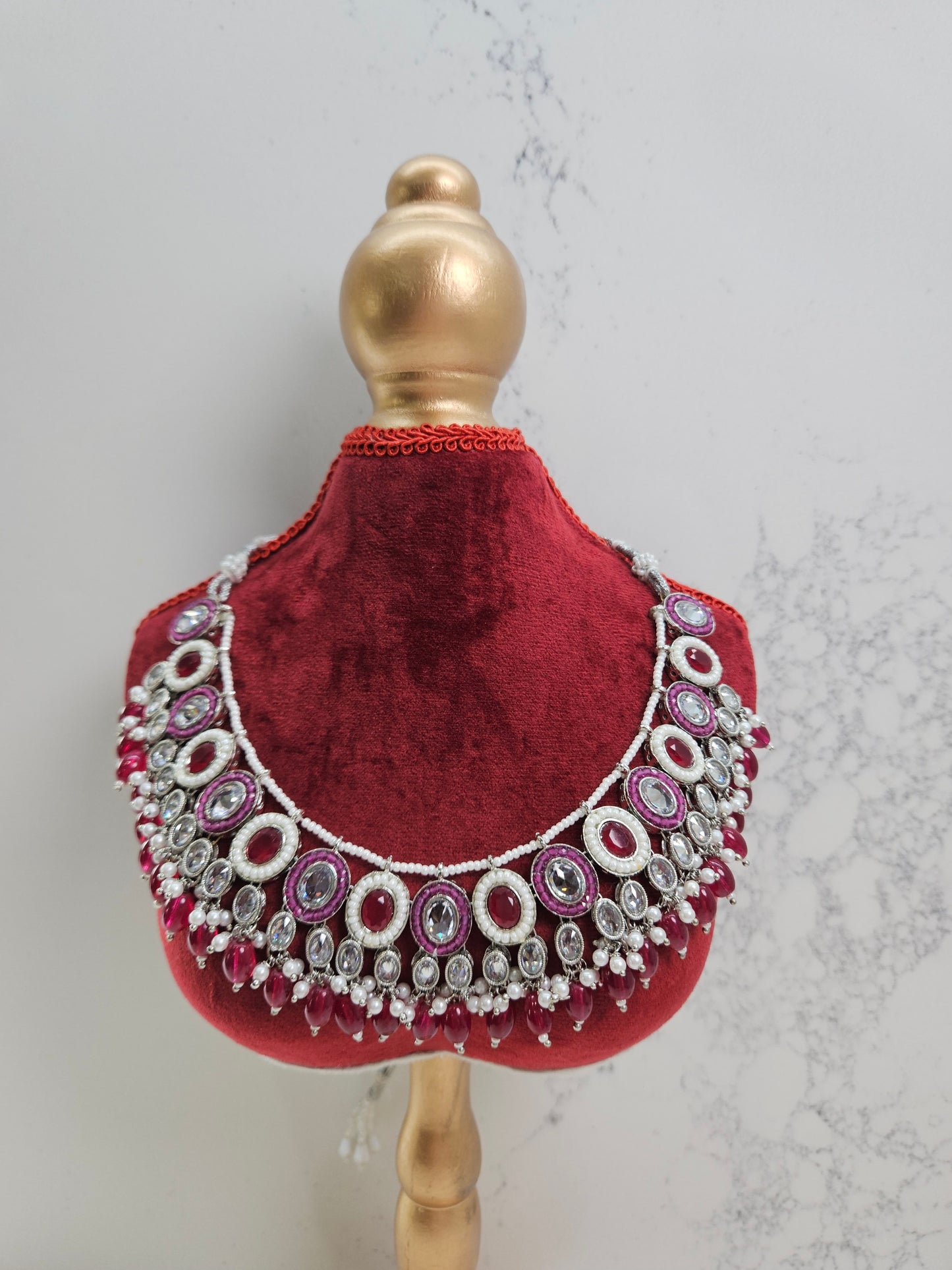 Moissanite Necklace Set