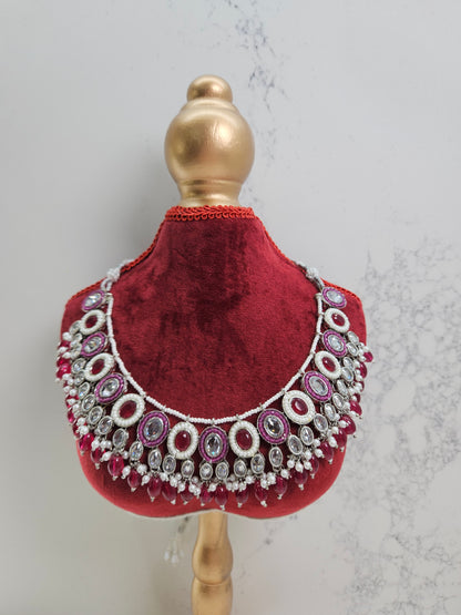 Moissanite Necklace Set