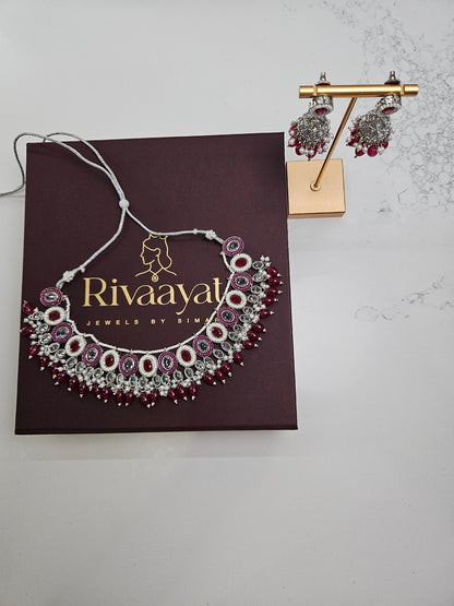 Moissanite Necklace Set