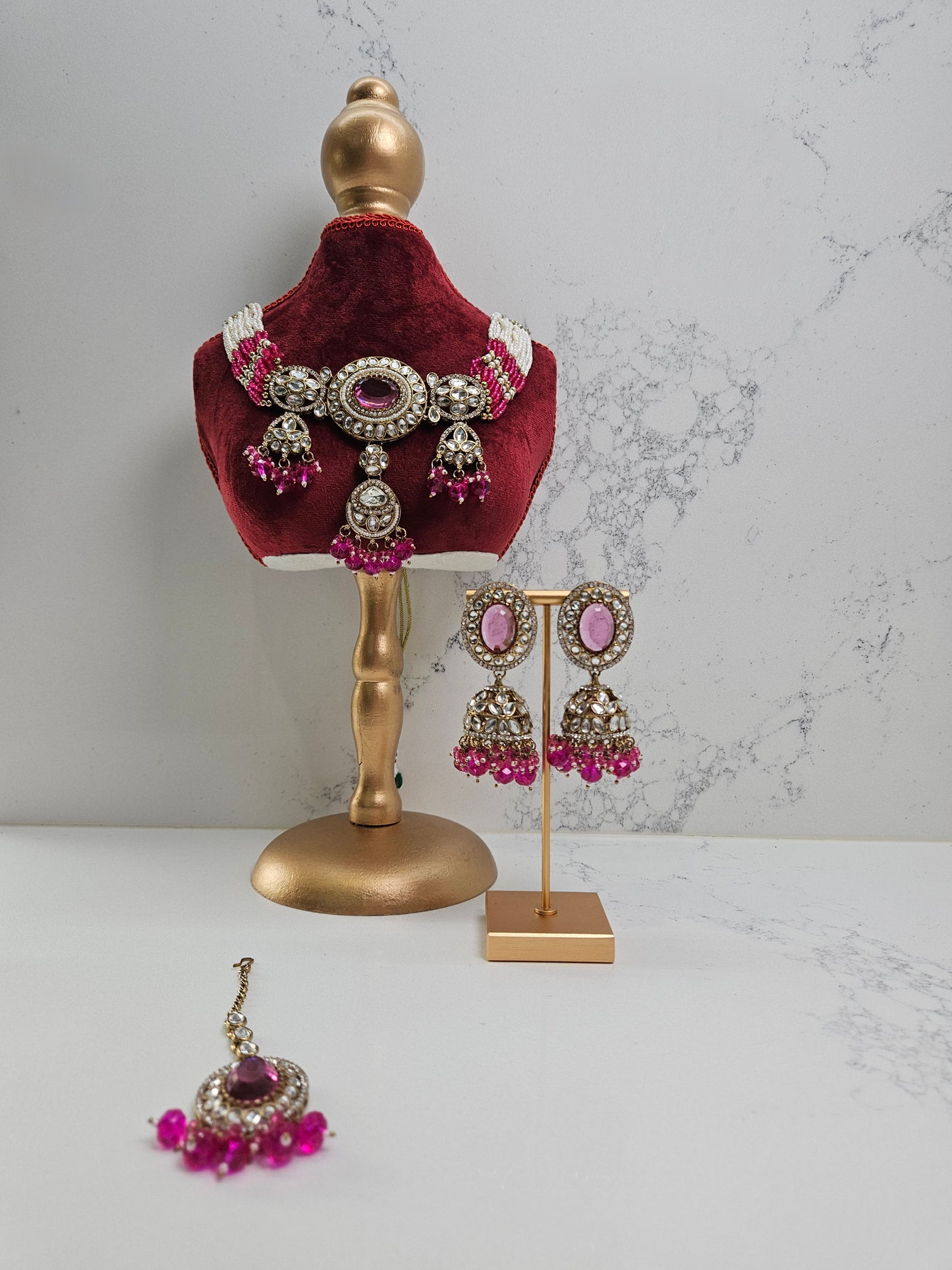 Royal Handcrafted Kundan Jewelry Set