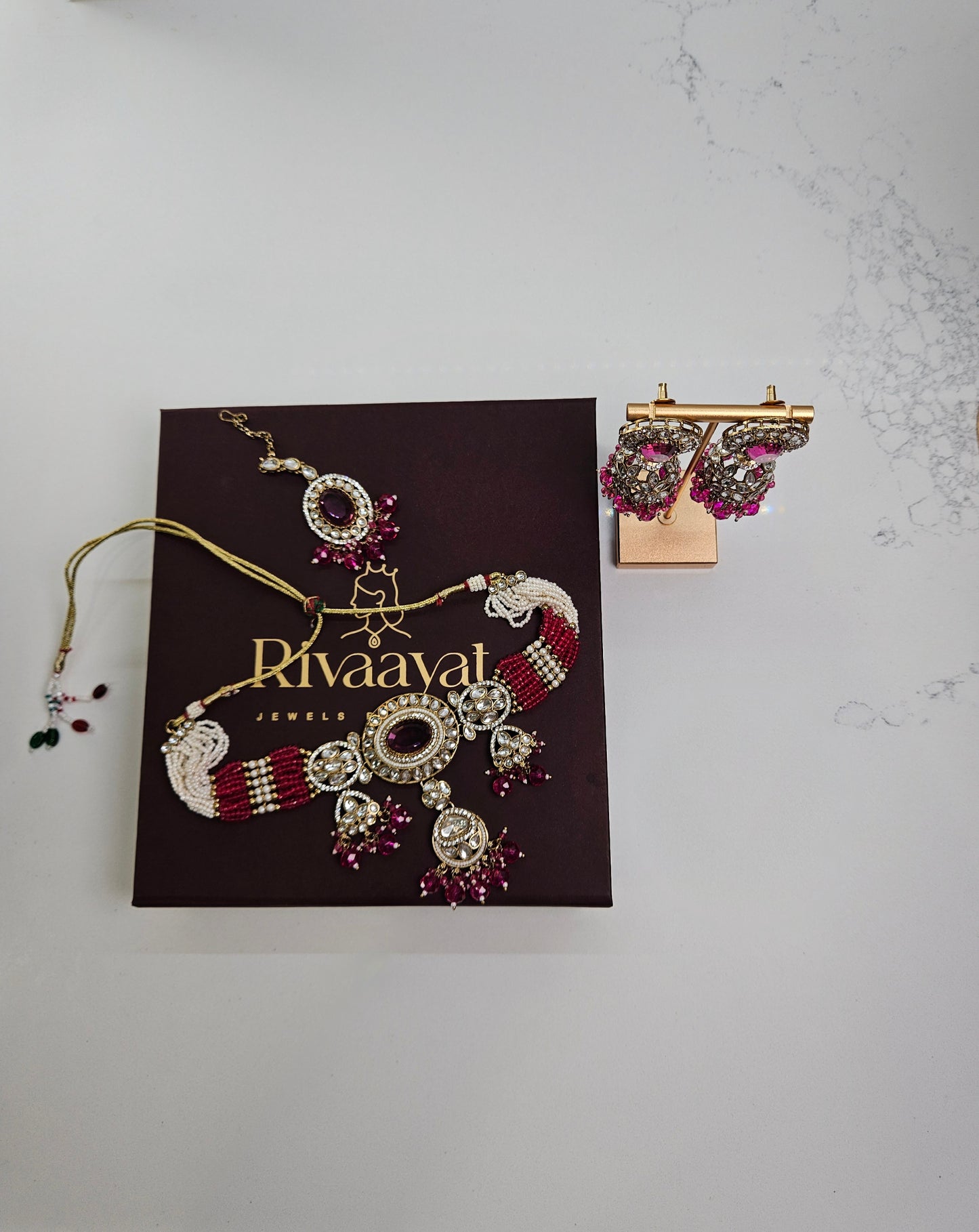 Royal Handcrafted Kundan Jewelry Set