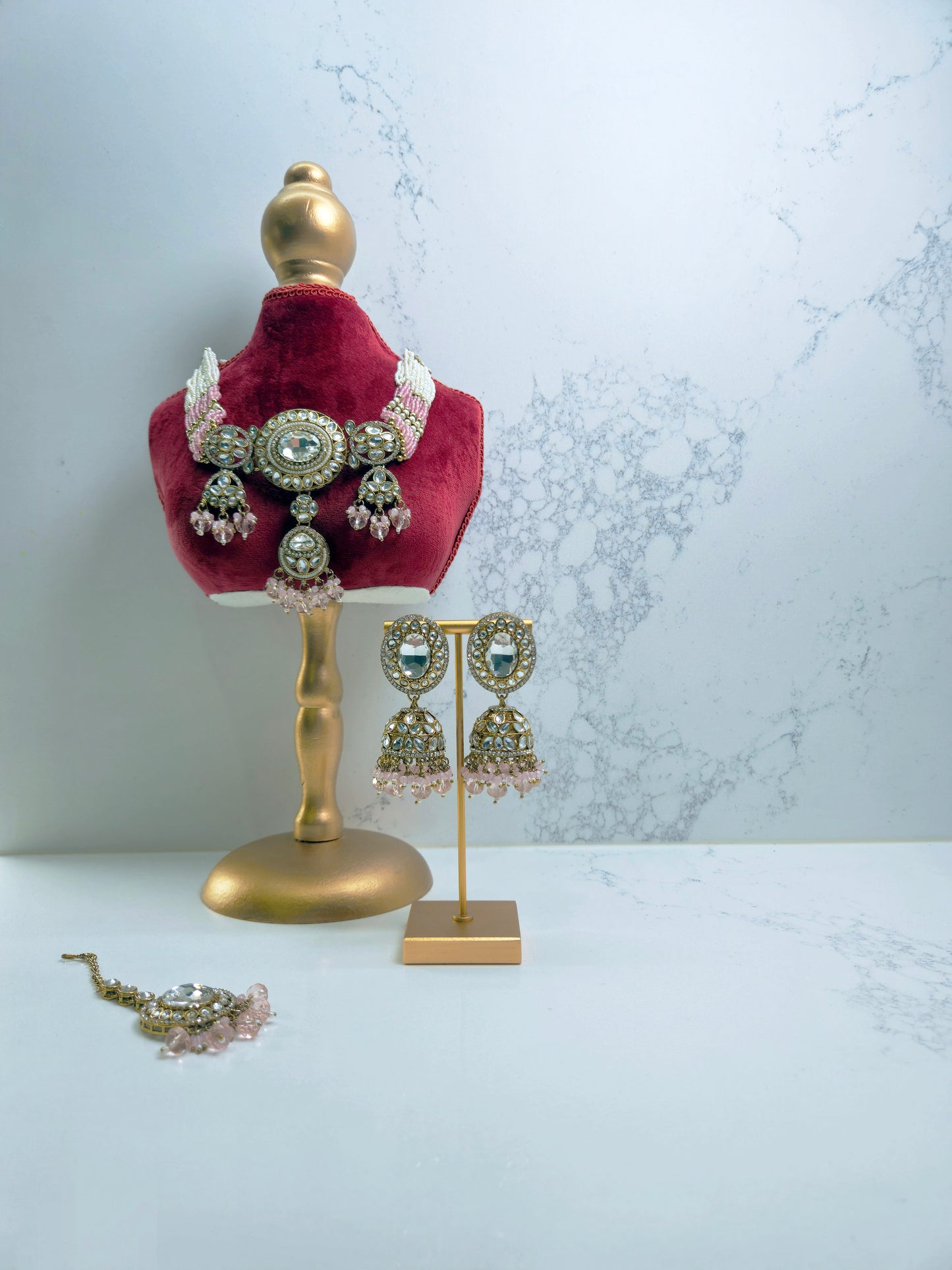 Royal Handcrafted Kundan Jewelry Set