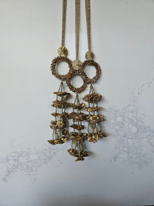 Punjabi Paranda with Decorative Tassels