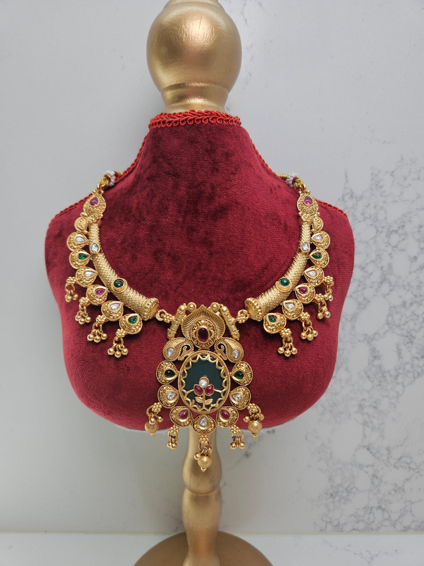 Rajwadi Heritage Necklace Set