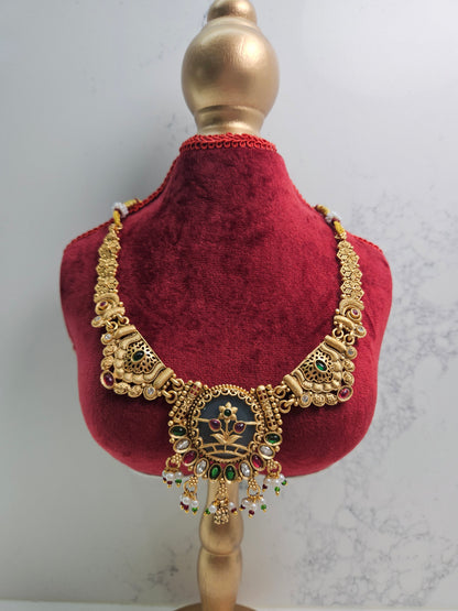 Rajwadi Heritage Necklace Set