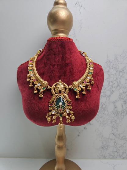 Rajwadi Heritage Necklace Set
