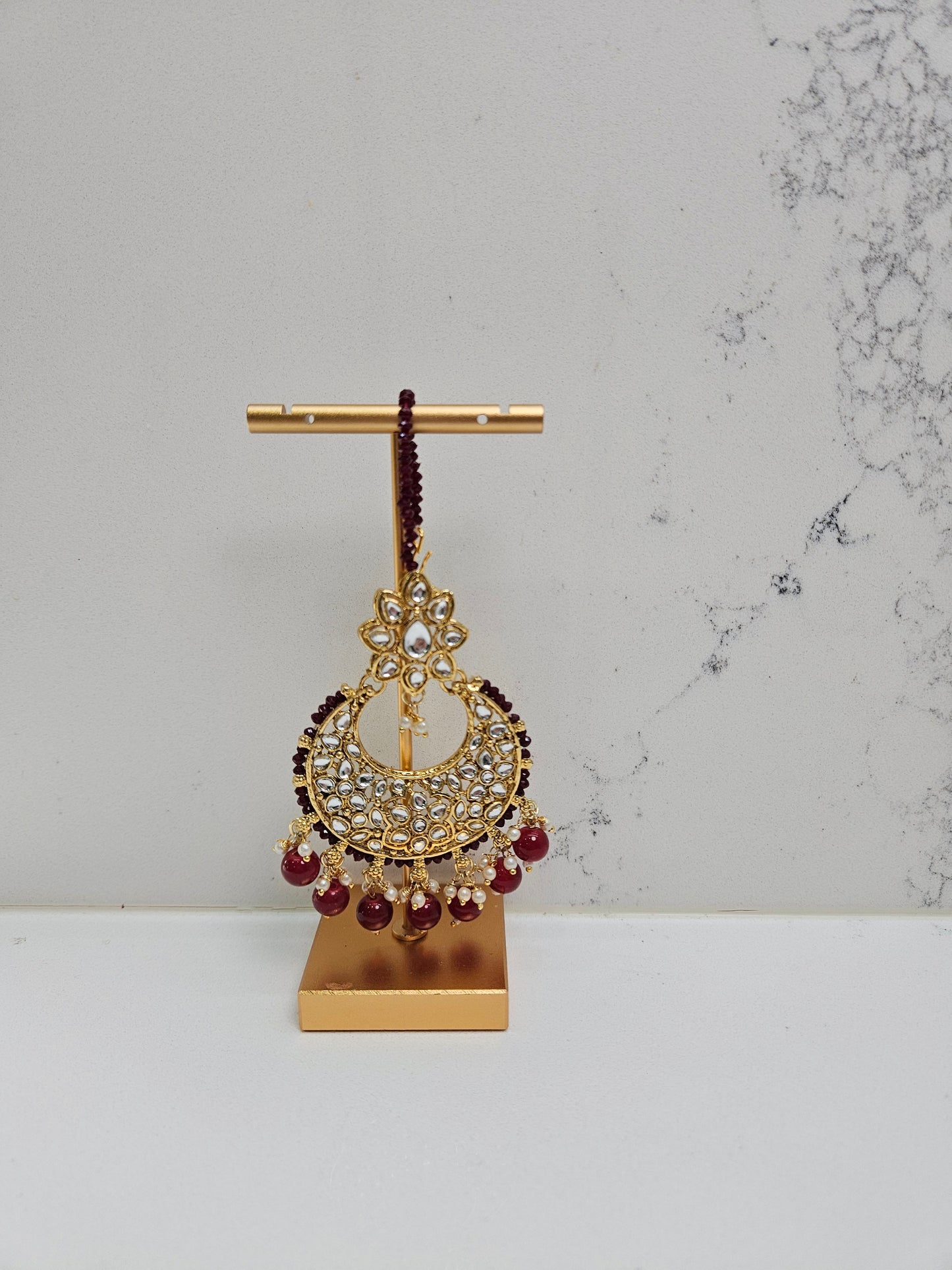Maroon and Gold Choker