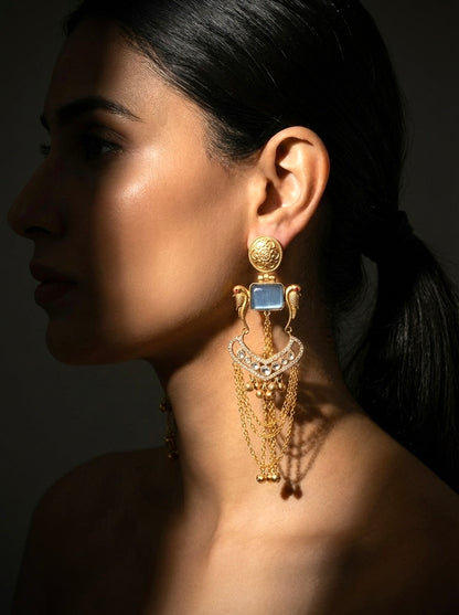 Kashmiri Powder Blue Earrings
