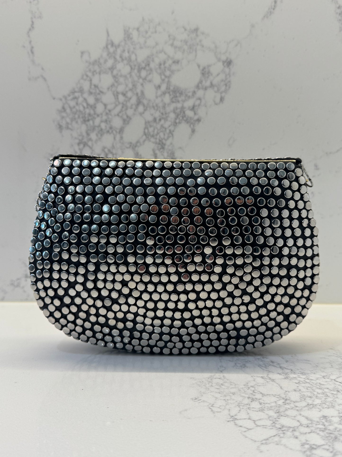 Handmade Metal Silver Clutch