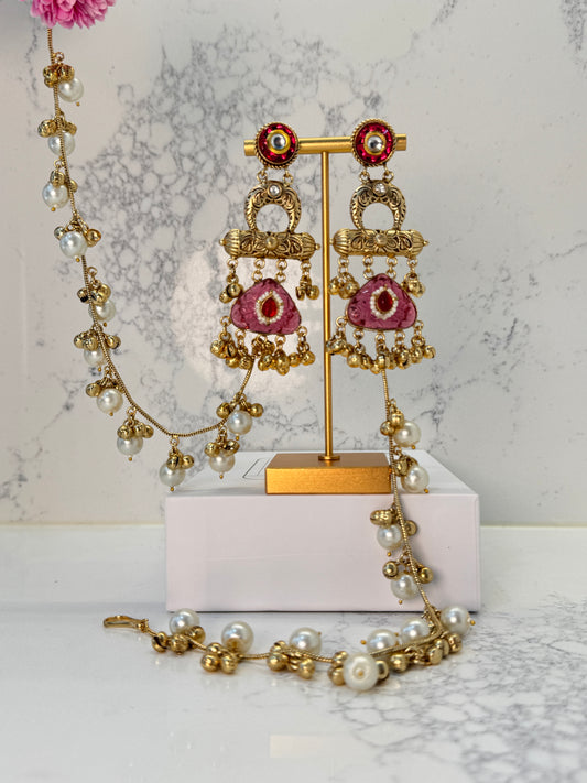 Kashmiri Earring with Sahare