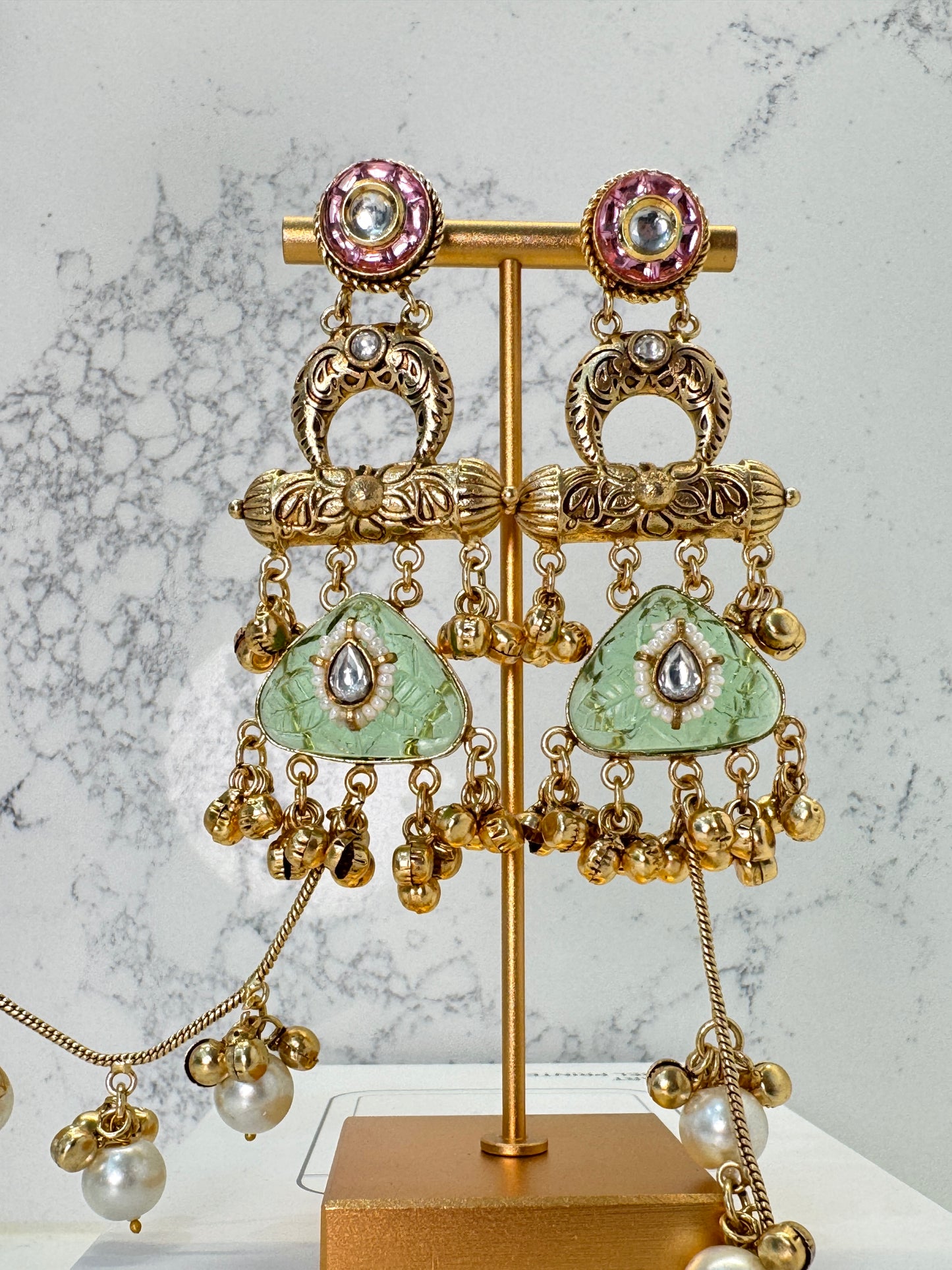 Kashmiri Earring with Sahare