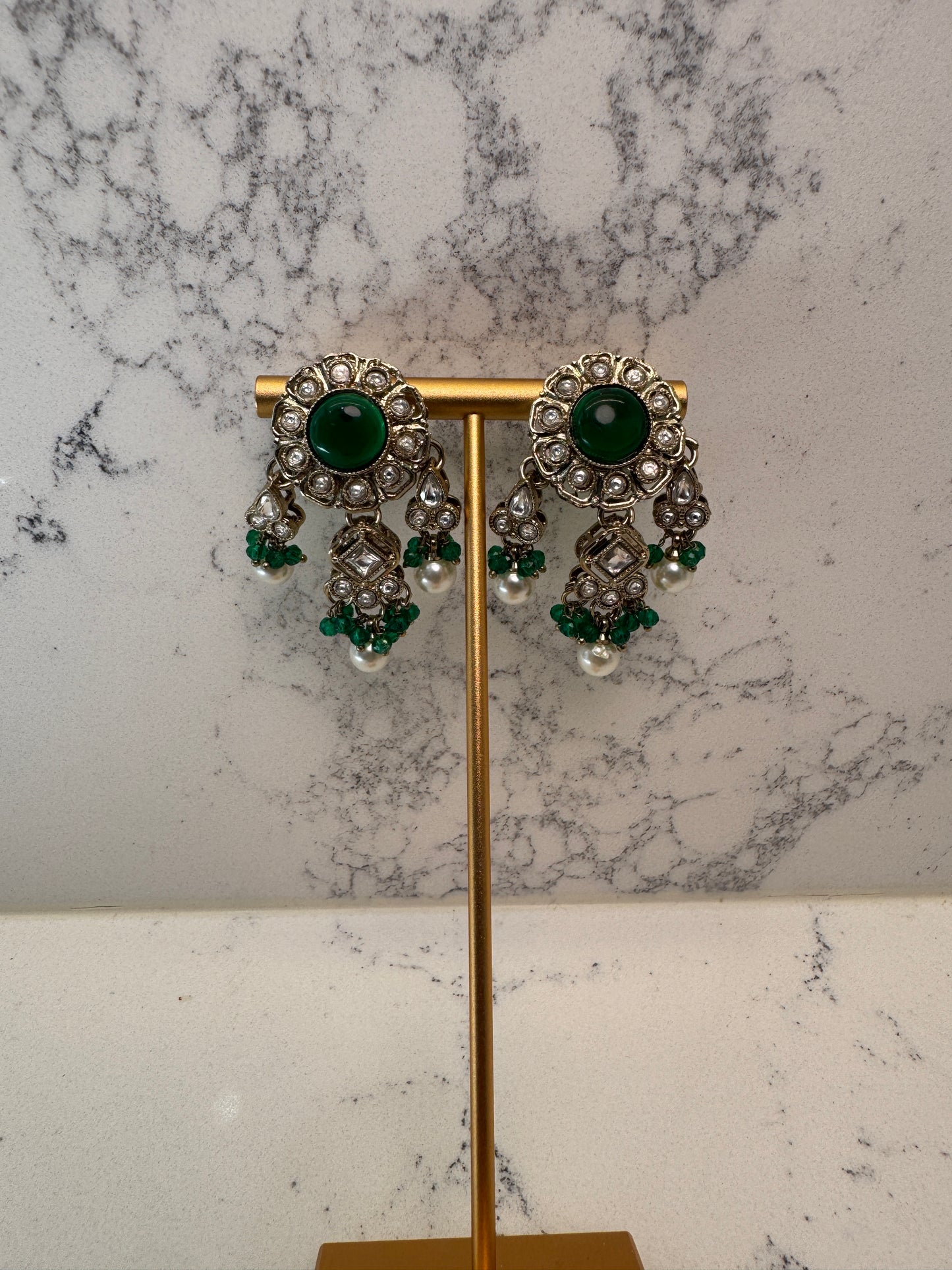 Waterfall Kundan Necklace Set