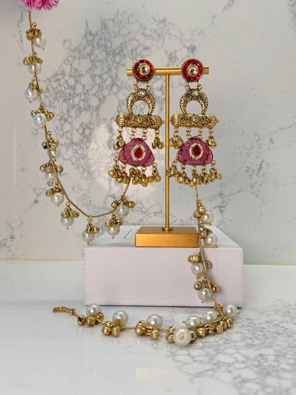 Kashmiri Earring with Sahare